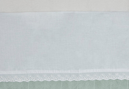 Lençol Berço 120x150 «Lace Ivory» - This Little Room