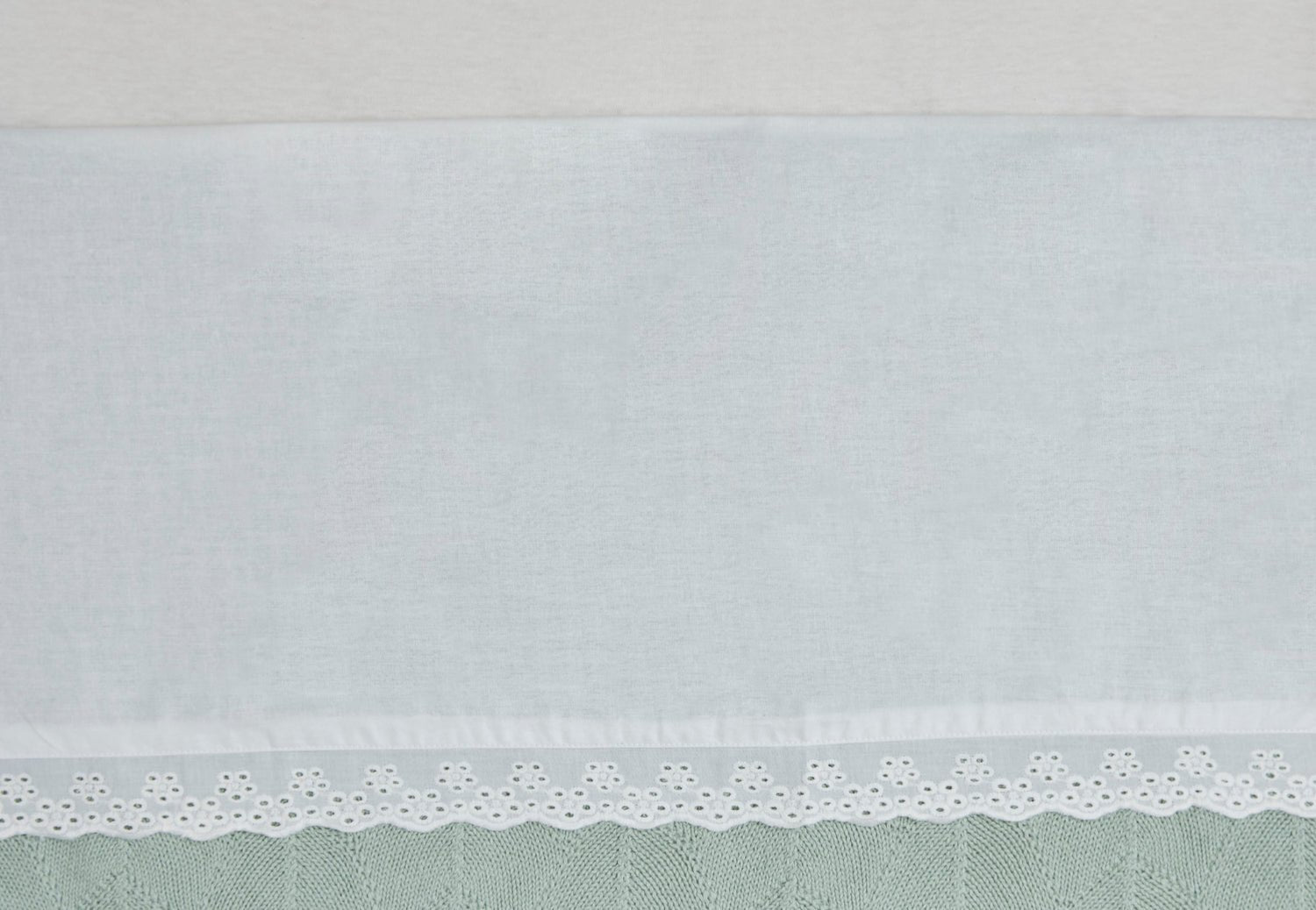 Lençol Berço 120x150 «Lace Ivory» - This Little Room