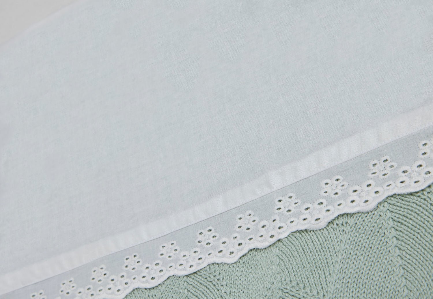 Lençol Berço 120x150 «Lace Ivory» - This Little Room