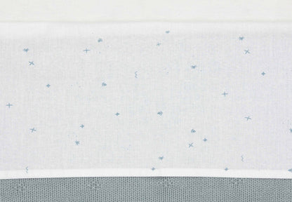 Lençol Berço 75x100 Slub Estrelas Verde Mar - This Little Room