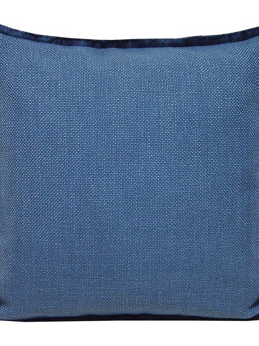 Par de Almofadas Goa com Franjas 45x45 · Azul Noite