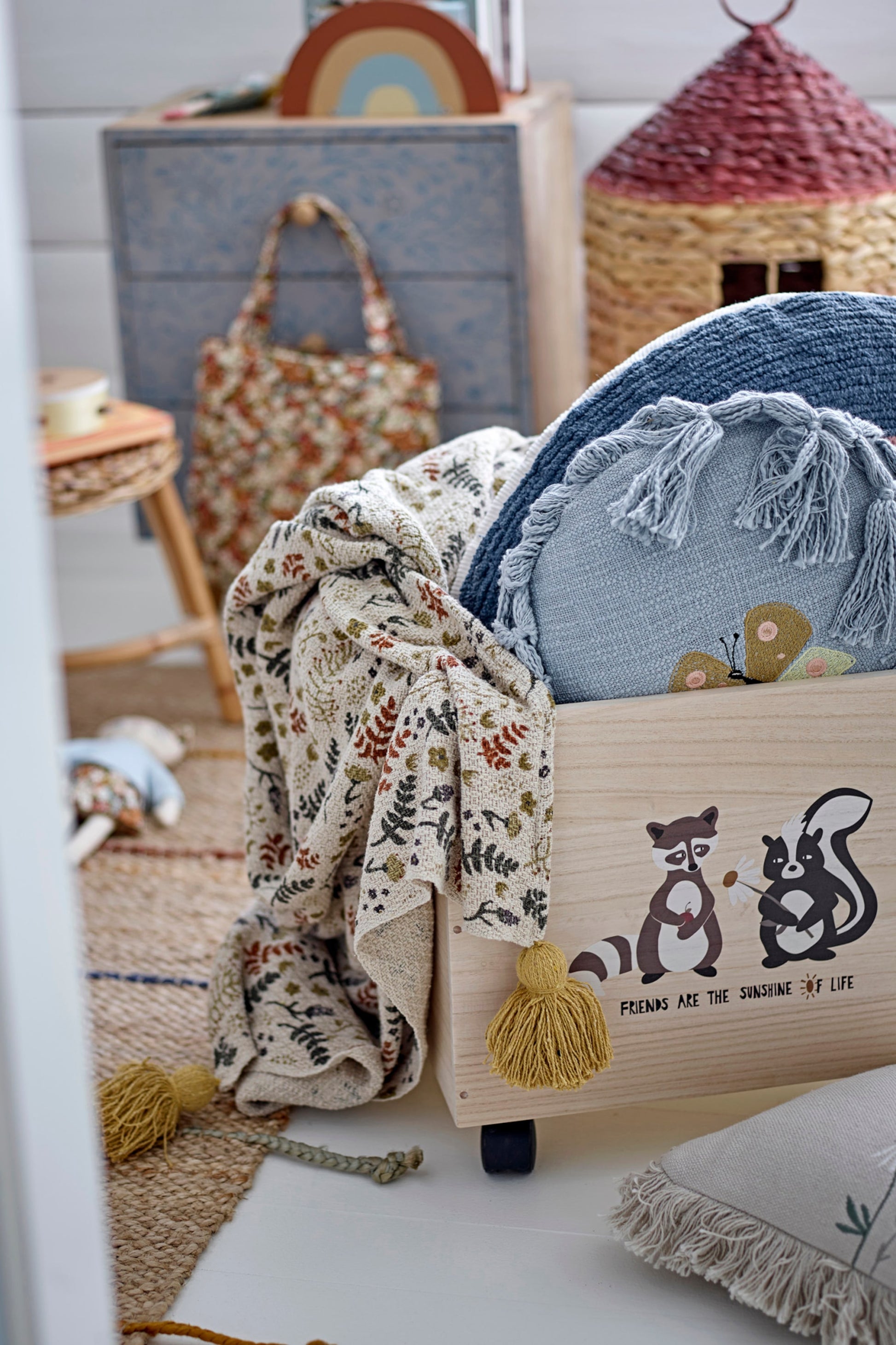 Nonni Caixa De Armazenamento Com Rodas, Set 2und - This Little Room