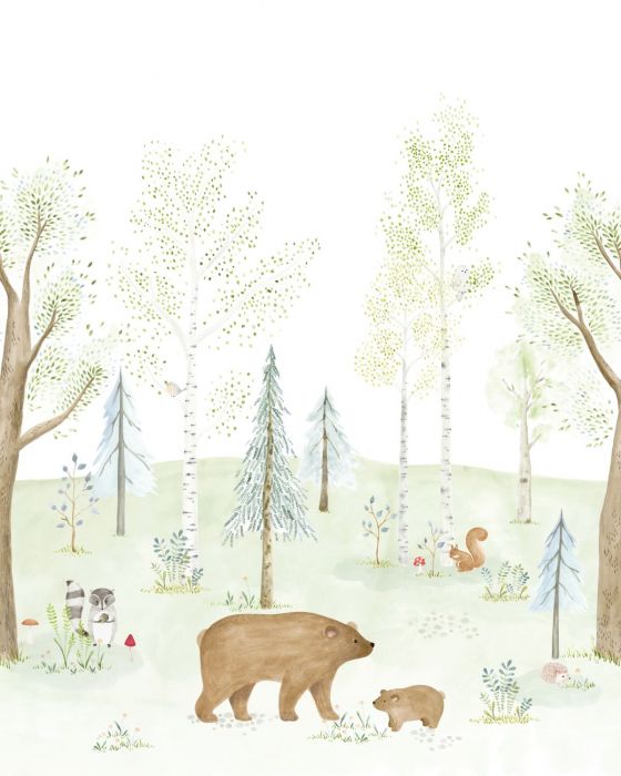 A Floresta Encantada com Urso - This Little Room