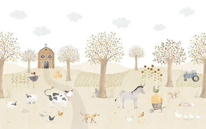 As Aventuras na Quinta (Completo), mural de parede L400 x H250 cm