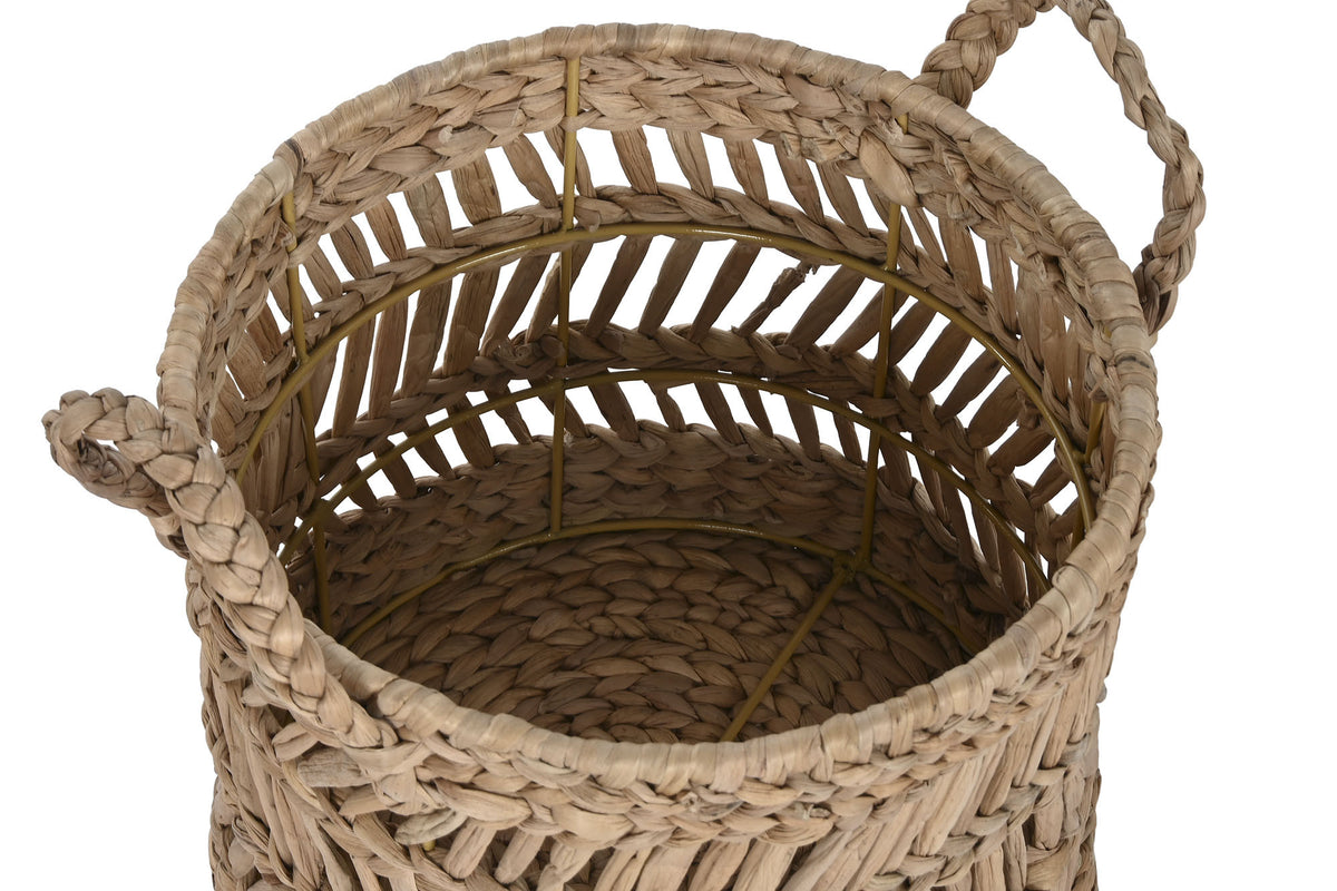 Conjunto de 3 Cestos em Fibra Natural
