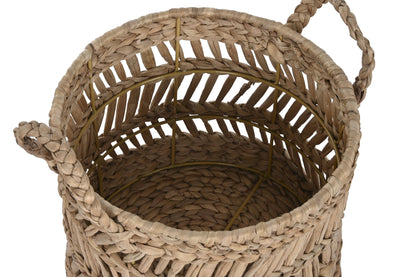 Conjunto de 3 Cestos em Fibra Natural