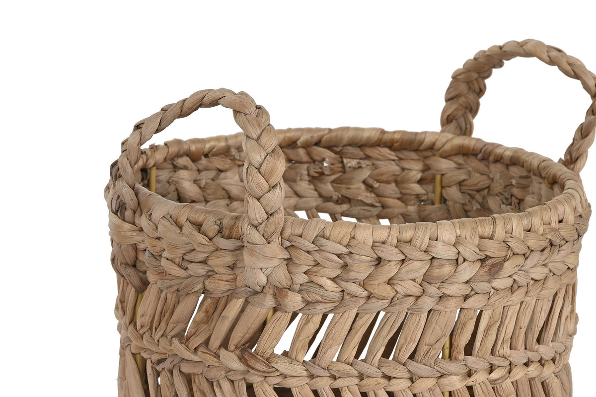 Conjunto de 3 Cestos em Fibra Natural