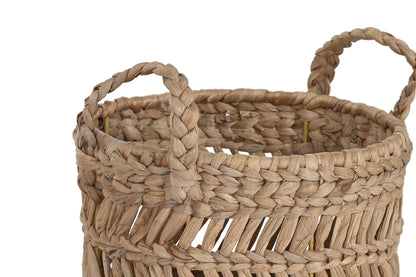 Conjunto de 3 Cestos em Fibra Natural