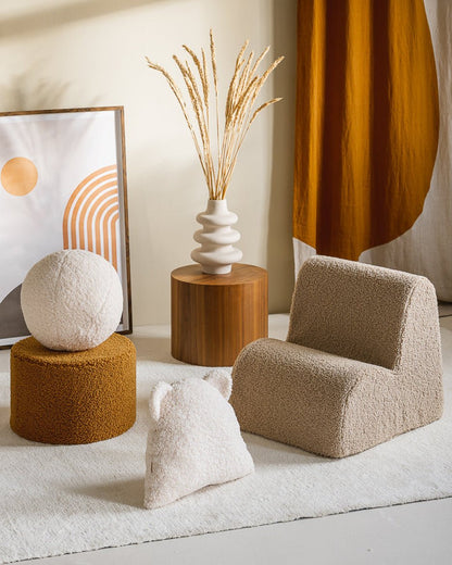 Almofada Urso Branco Creme Wigiwama - This Little Room