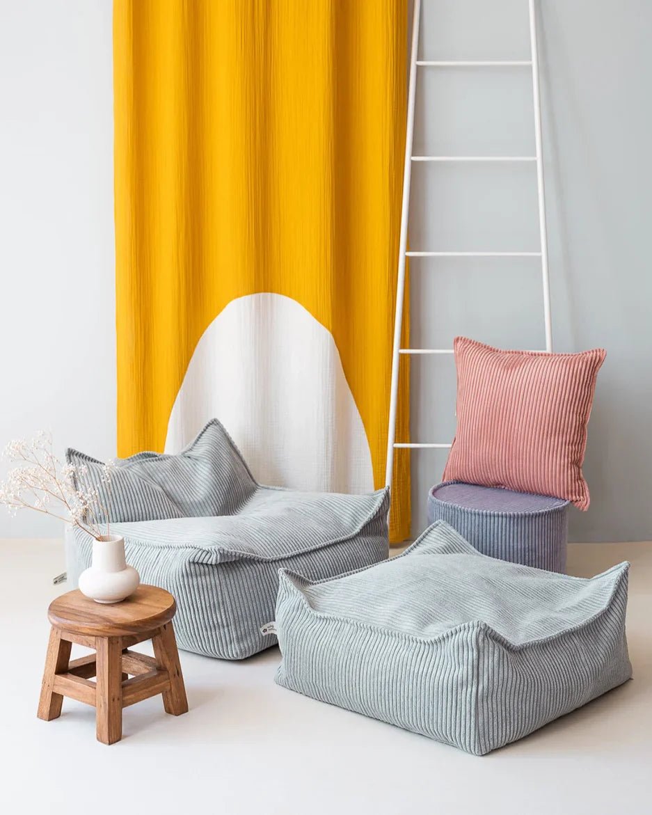 Wigiwama Puff Quadrado Verde Menta - This Little Room