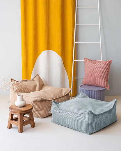 Wigiwama Puff Quadrado Verde Menta - This Little Room