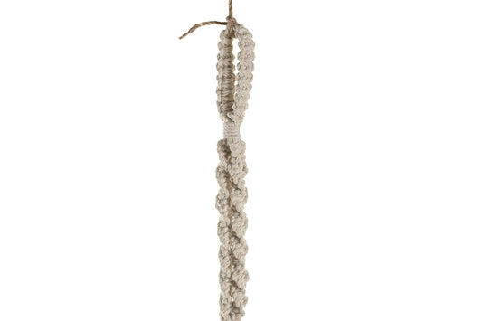 Floreiro de Macramé em Algodão 130 cm