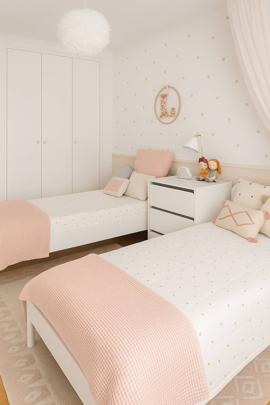 Quarto Sonhos cor-de-rosa