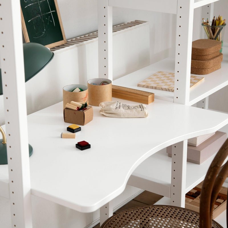 STOREY conjunto com 8 prateleiras e mesa de escrita - This Little Room