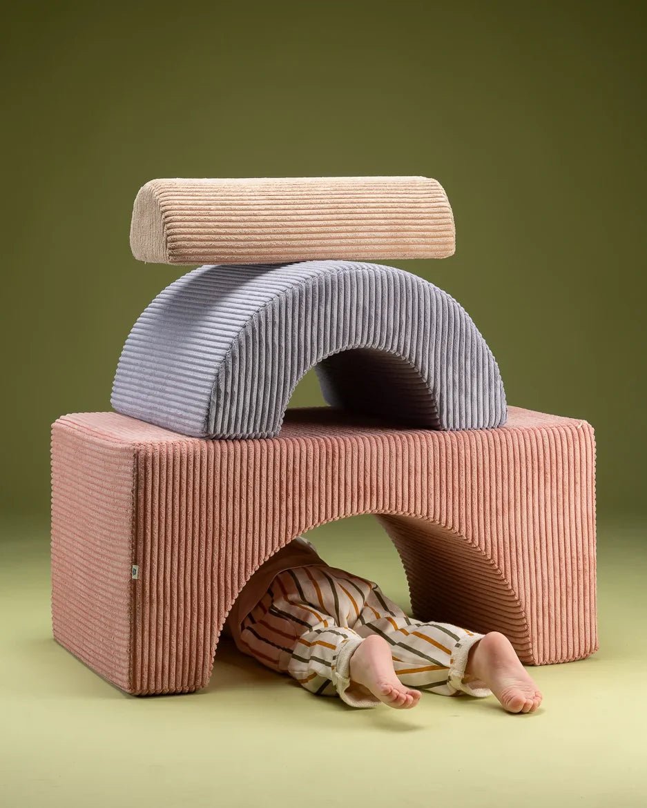 Wigiwama Conjunto de Brincar Arco - Íris Mousse Rosa - This Little Room