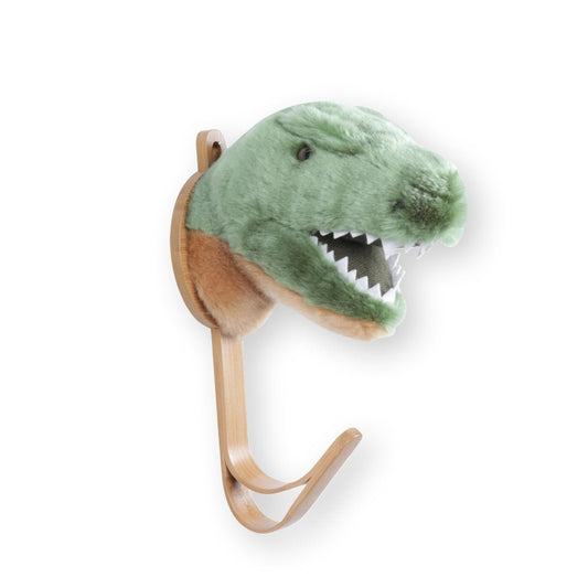 Cabide De Parede Cabeça Pequena De Peluche T - Rex Em Caixa - This Little Room