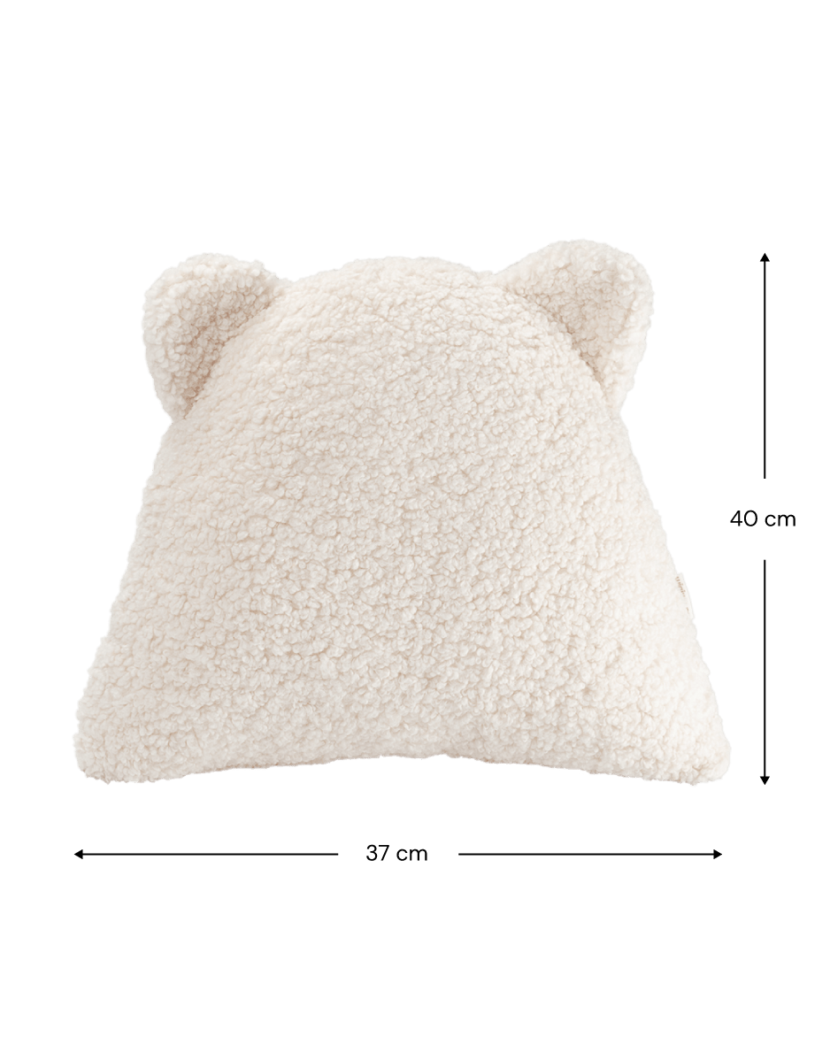 Almofada Urso Branco Creme Wigiwama - This Little Room