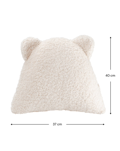 Almofada Urso Branco Creme Wigiwama - This Little Room
