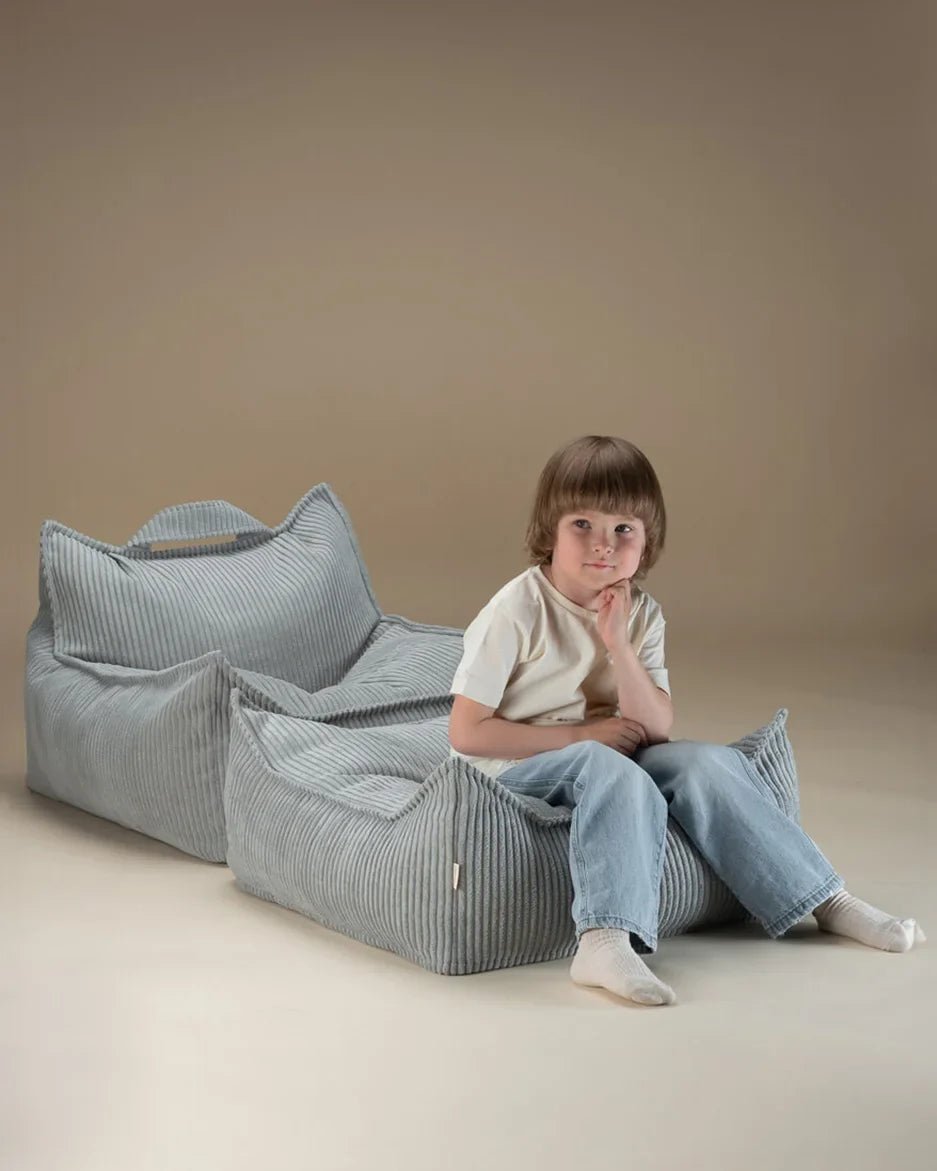 Wigiwama Puff Quadrado Verde Menta - This Little Room