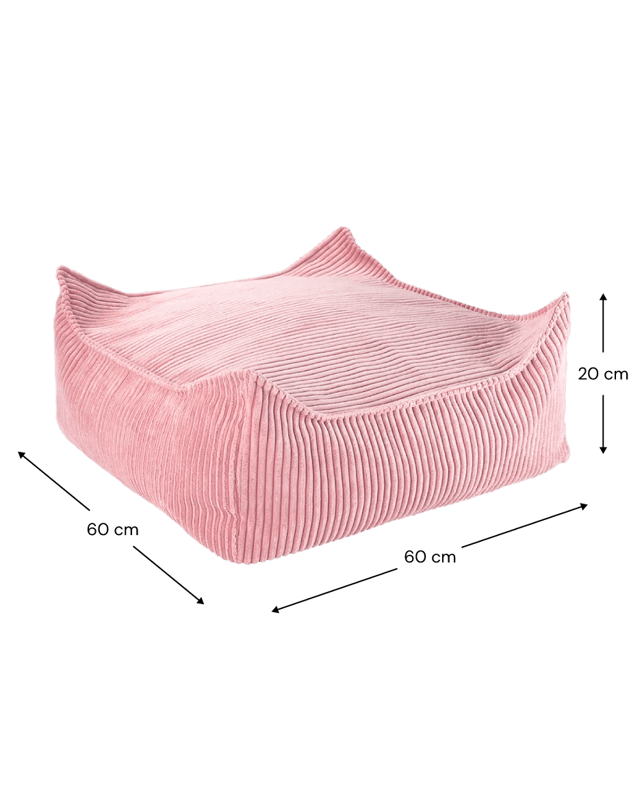 Wigiwama Pufe Quadrado Mousse Rosa - This Little Room