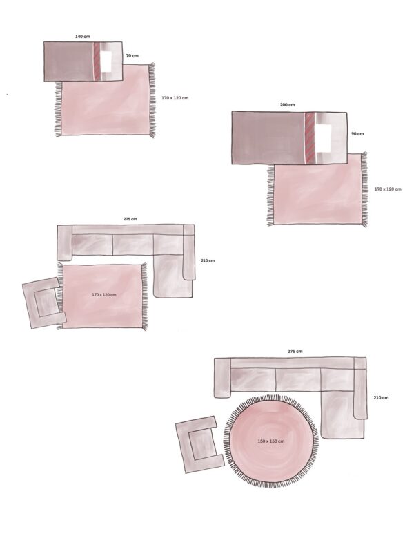 Tapete Liz Roxo Rosa - This Little Room