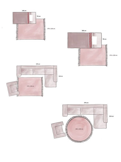 Tapete Liz Roxo Rosa - This Little Room